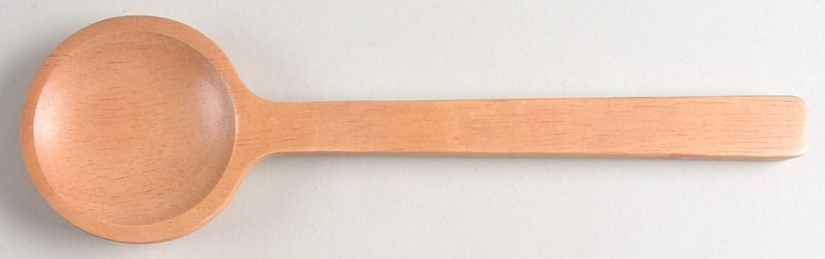 Floral Haven Solid Wood Salad Serving Spoon by Spode-1