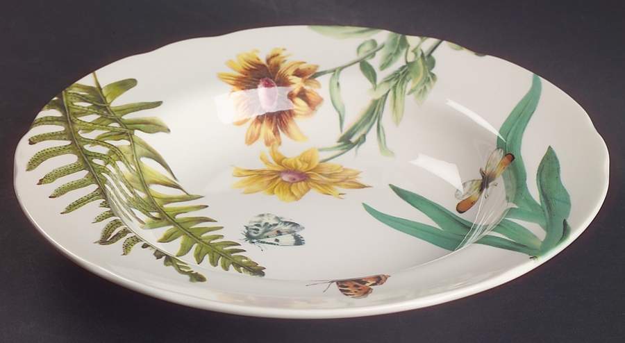 Floral Haven Large Rim Soup Bowl by Spode-1