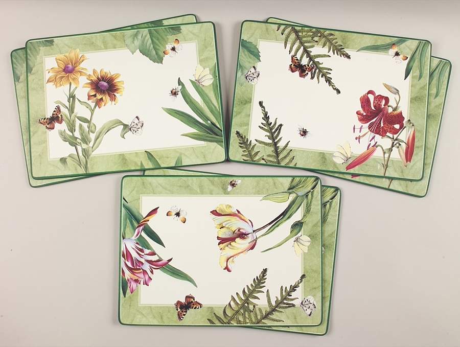 Floral Haven (Set of 6) Corkboard Placemat by Spode-1