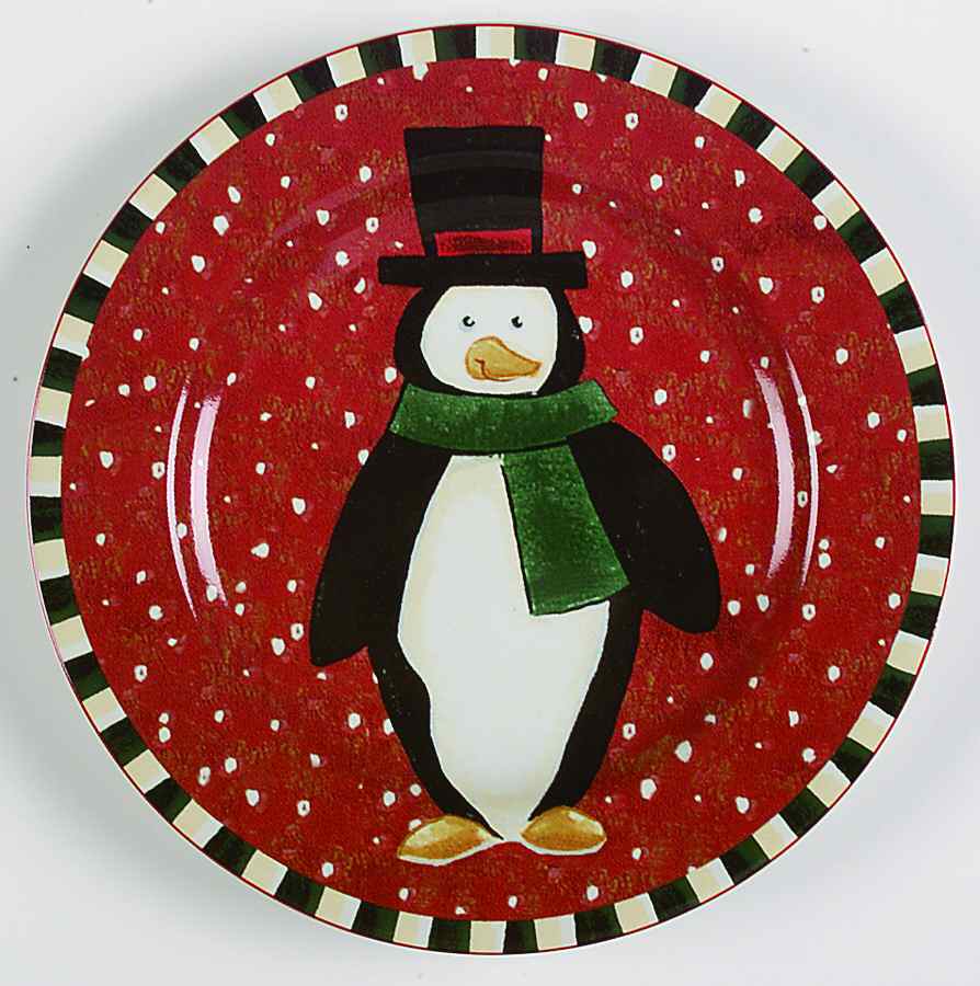 Festive Friends Salad/Dessert Plate by Sakura-1