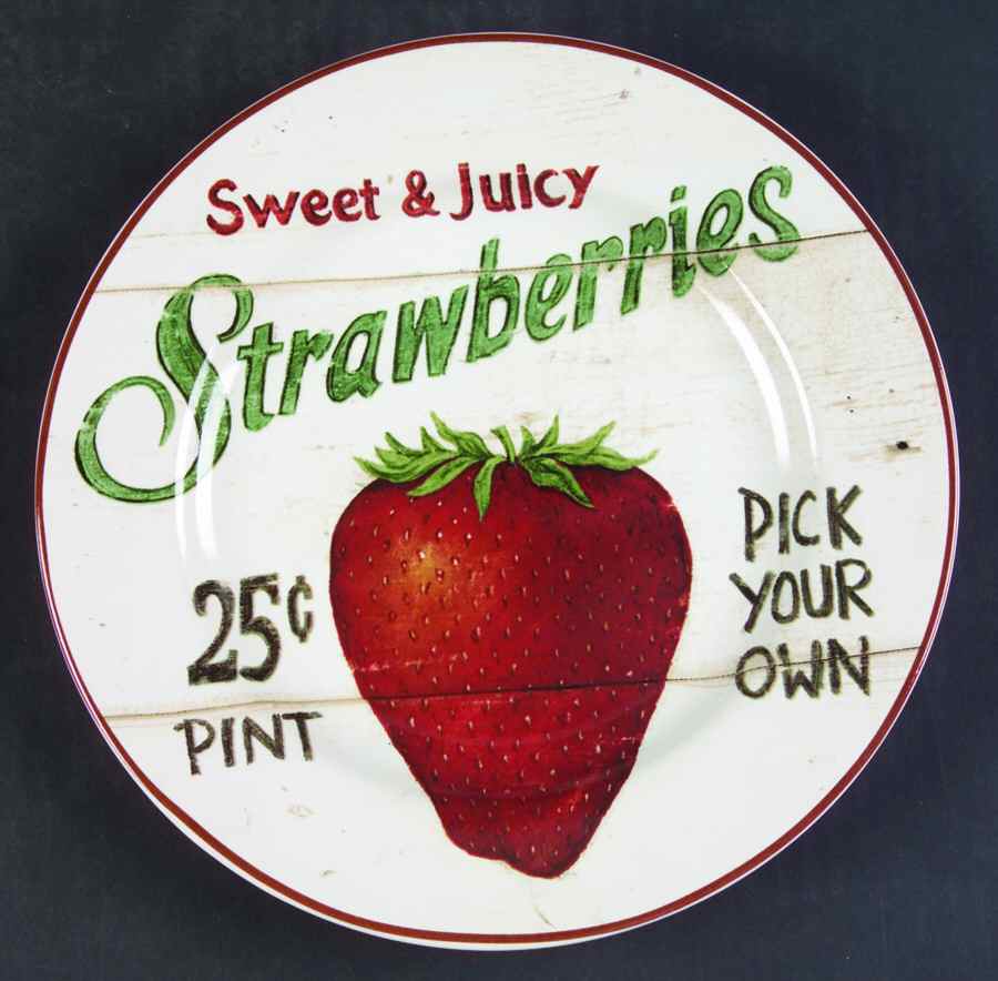 Farmstand Fruit Salad Plate by Sakura-1