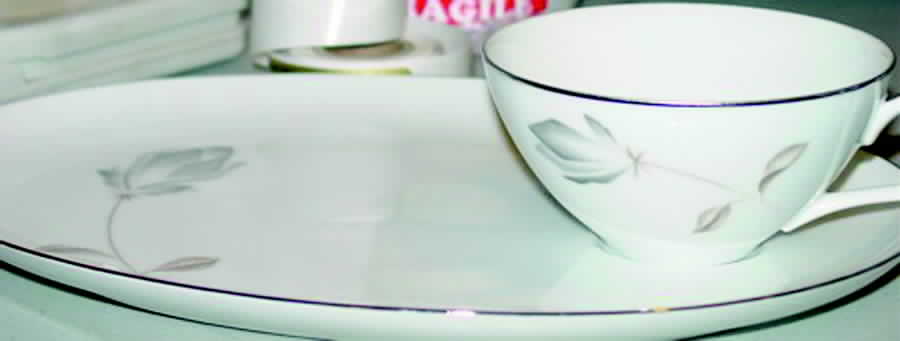 Kismet Snack Plate & Cup Set by Sango-1