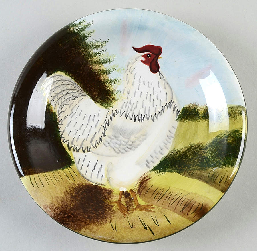 On the Farm Coupe Salad Plate by Sakura-1