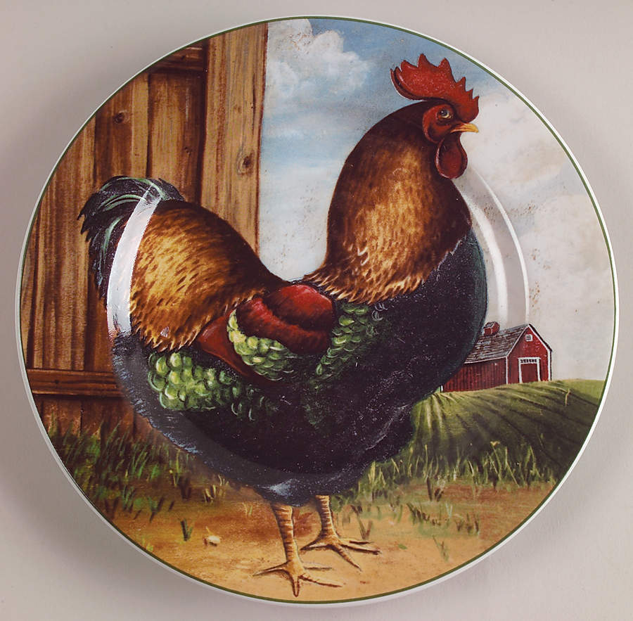 On the Farm Salad Plate by Sakura-1