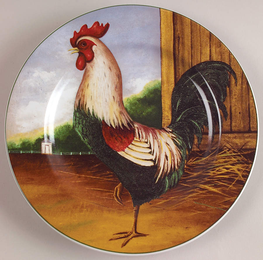 On the Farm Salad Plate by Sakura-1
