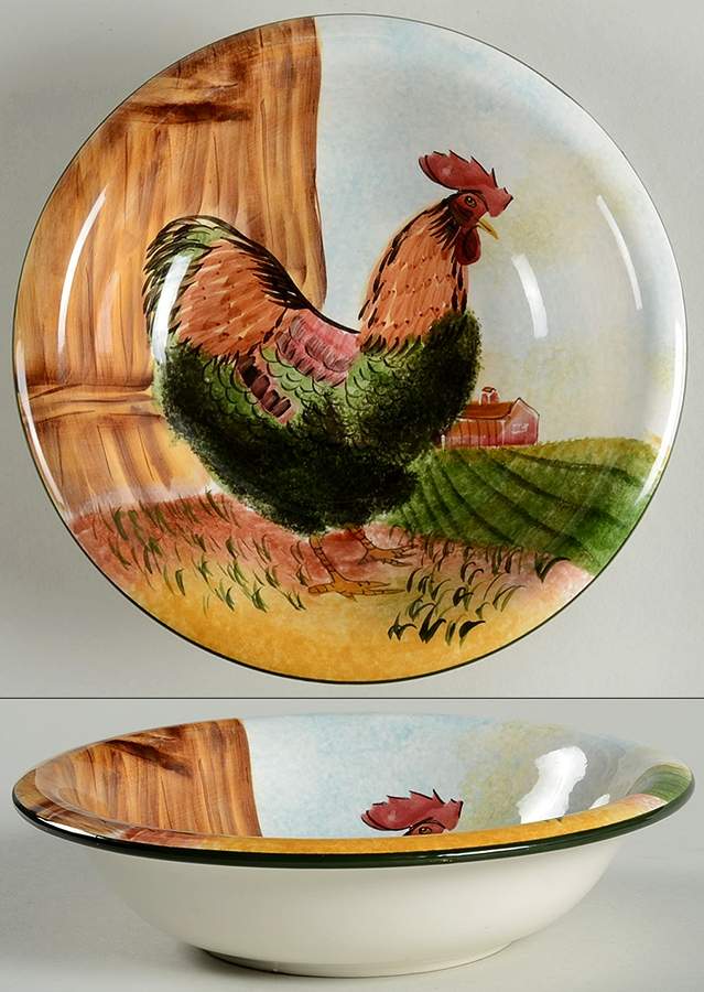 On the Farm Coupe Soup Bowl by Sakura-1