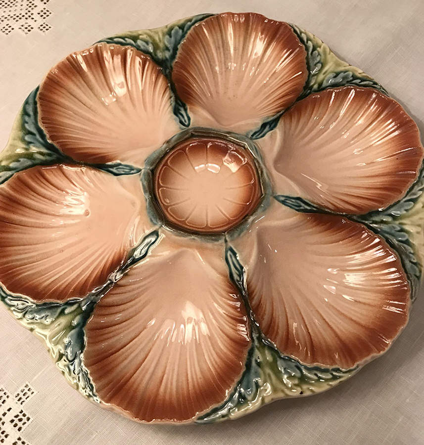 SGN12 Oyster Plate by Sarreguemines-1
