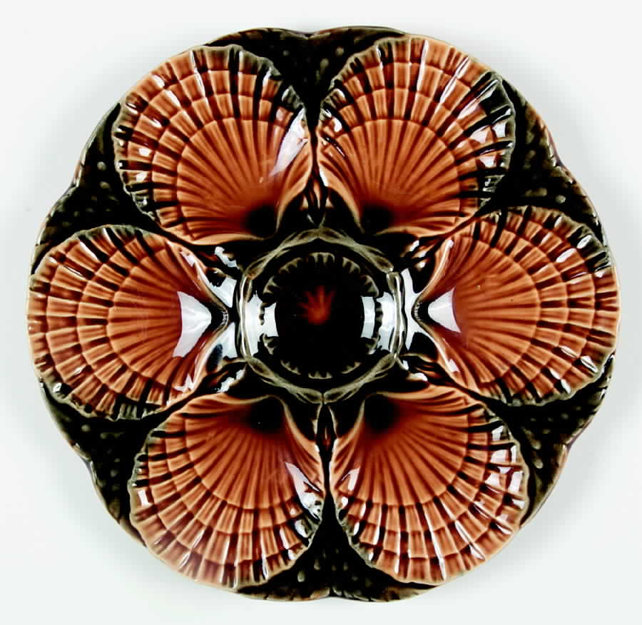 SGN12 Oyster Plate by Sarreguemines-1