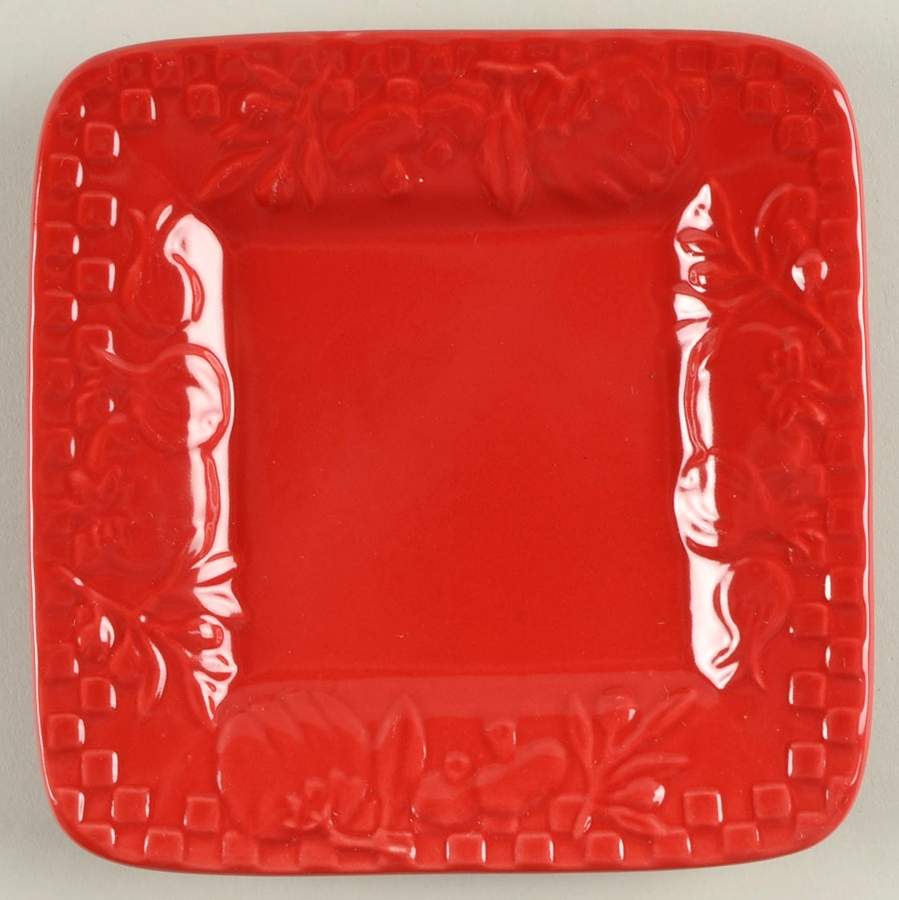 Home Grown Square Bread & Butter Plate by Signature-1