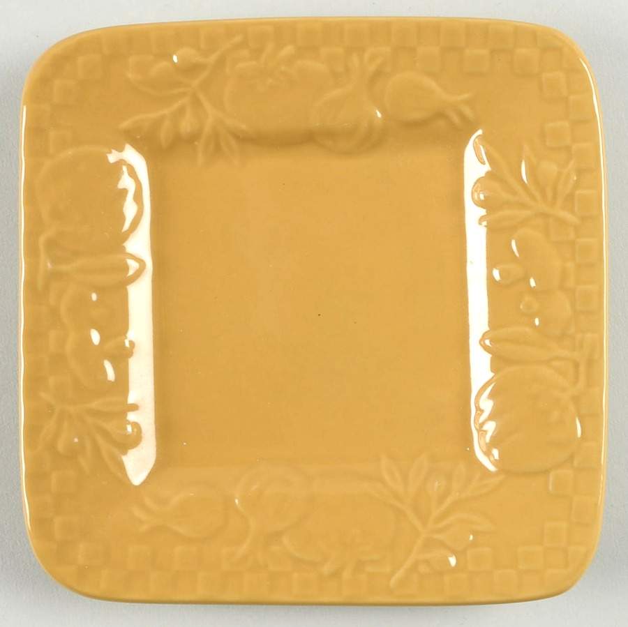 Home Grown Square Bread & Butter Plate by Signature-1