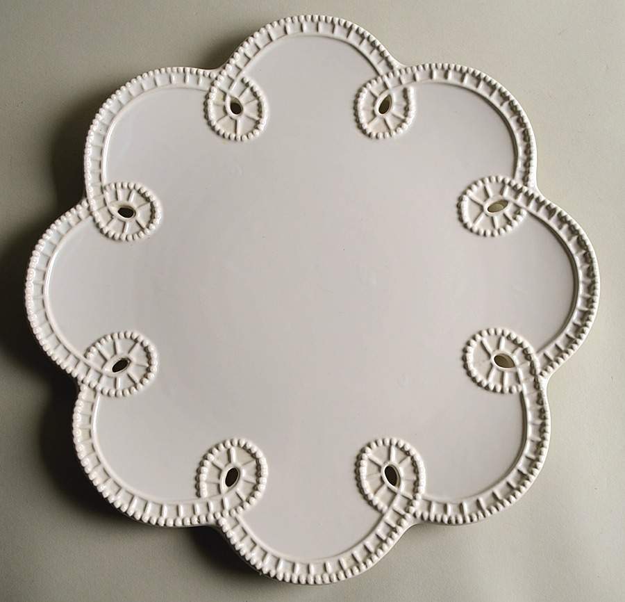 Chantilly White Lace Service Plate (Charger) by Studio Nova-1