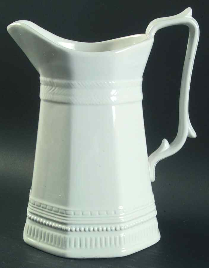 Chantilly White Graphic 44 Oz Pitcher by Studio Nova-1