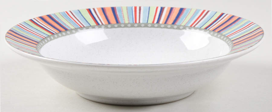 Color Vista Rim Fruit/Dessert (Sauce) Bowl by Studio Nova-1