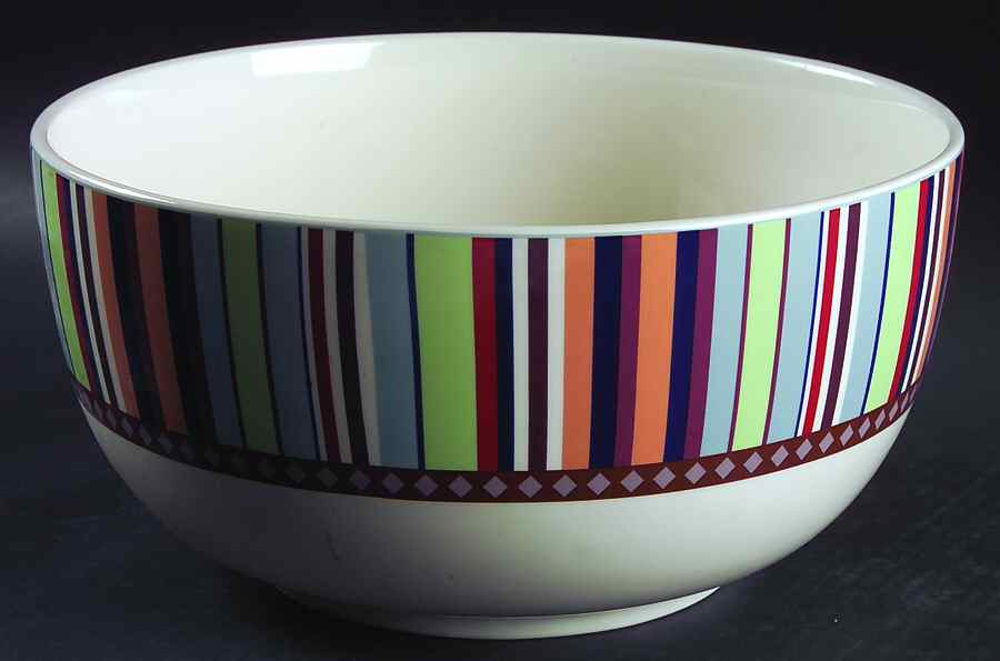 Color Vista 11" Large Salad Serving Bowl by Studio Nova-1