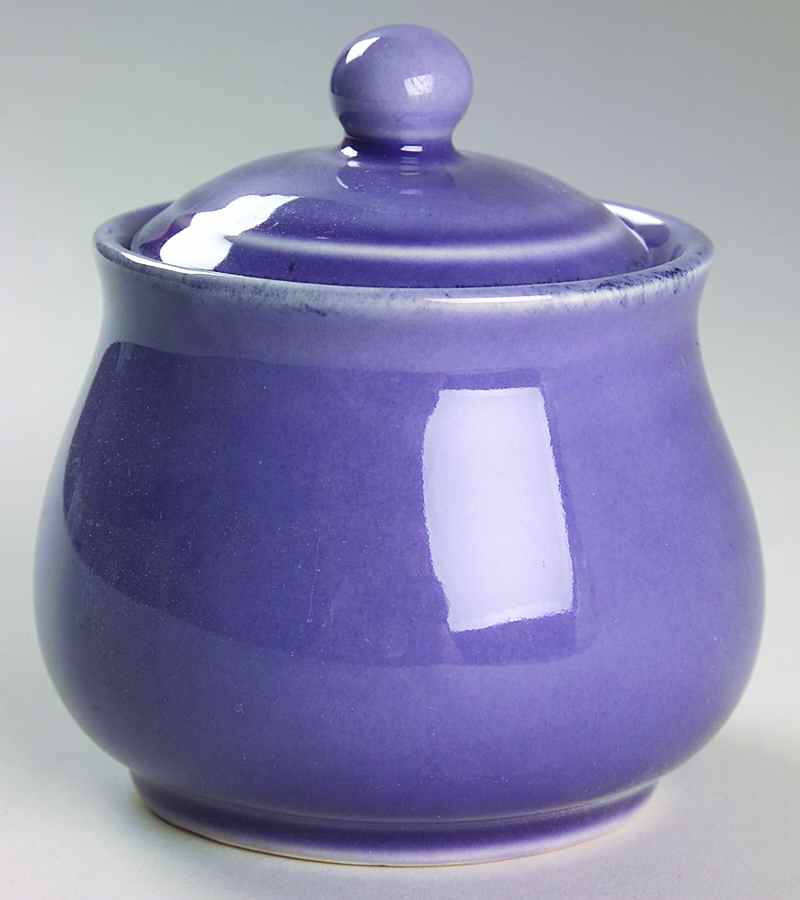 Jardinette Purple Sugar Bowl & Lid by Studio Nova-1