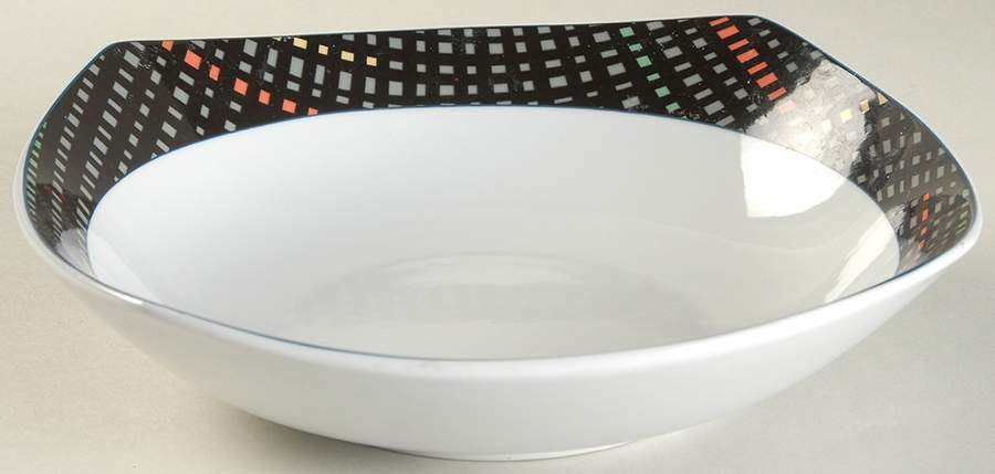 Metro Lane Black Soup/Cereal Bowl by Studio Nova-1