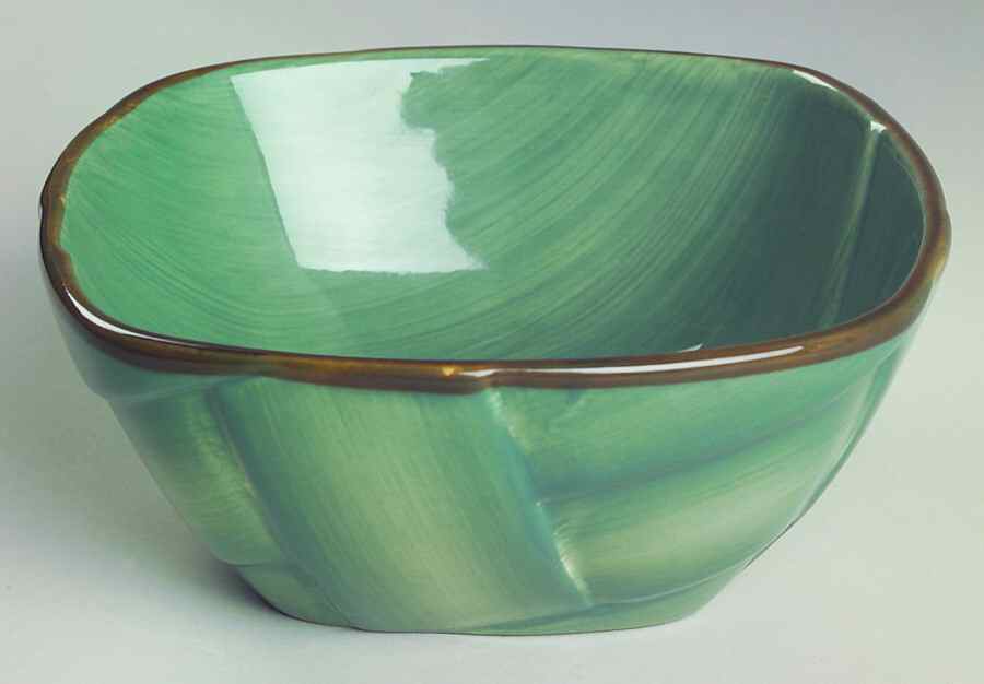 Largo Jade Square Soup/Cereal Bowl by Studio Nova-1
