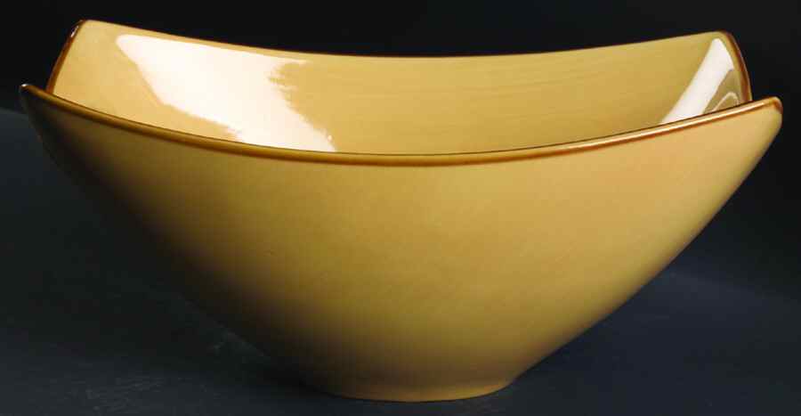 Largo Beige 13" Large Salad Serving Bowl by Studio Nova-1