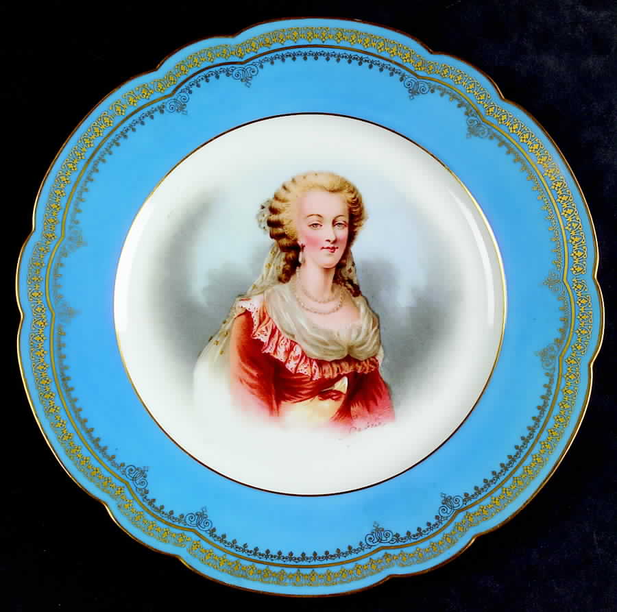 Sevres Porcelain Collector Plates Marie Antoinette - No Box by Sevres Porcelain (France)-1
