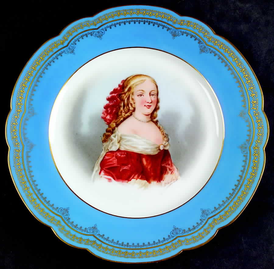 Sevres Porcelain Collector Plates Madame De Montespan - No Box by Sevres Porcelain (France)-1