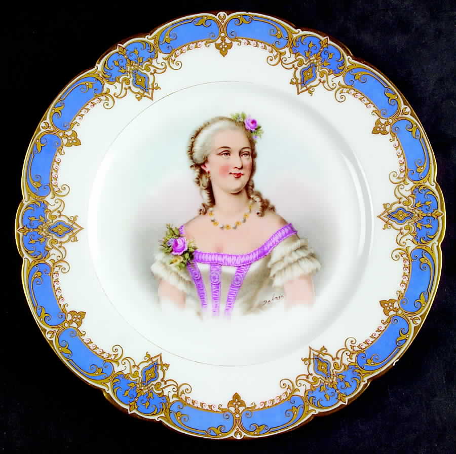 Sevres Porcelain Collector Plates Madame Du Barry - No Box by Sevres Porcelain (France)-1