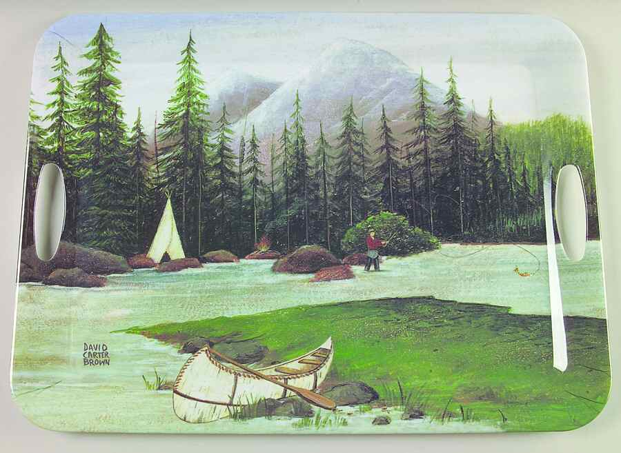 Northwoods 19" Plastic Serving Tray by Sakura-1