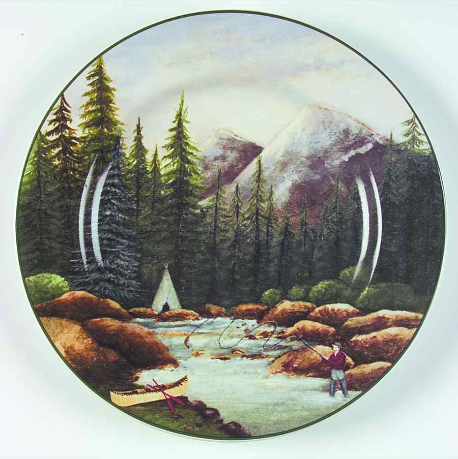 Northwoods Salad Plate by Sakura-1