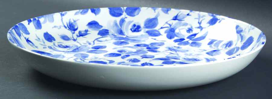 SP374 Blue 11" Pasta Serving Bowl by Spode-1