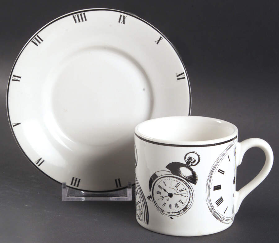 SIG30 Flat Demitasse Cup & Saucer Set by Signature-1