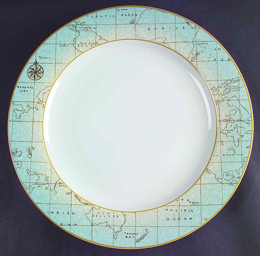 Lighthouse Harbor 12" Chop Plate (Round Platter) by Sakura-1