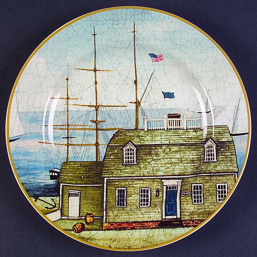 Lighthouse Harbor Salad Plate by Sakura-1