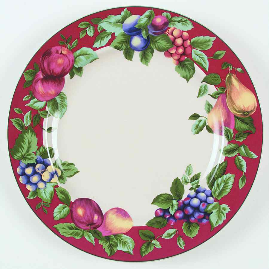 Burgundy Sonoma Dinner Plate by Sakura-1