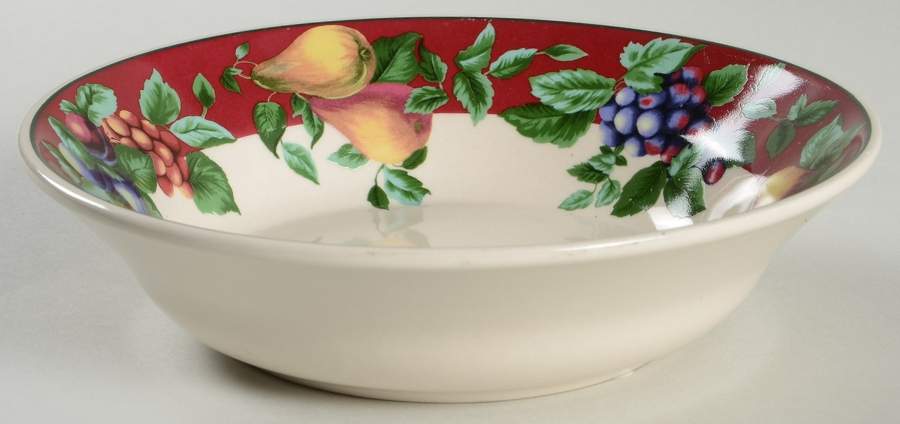 Burgundy Sonoma Coupe Soup Bowl by Sakura-1