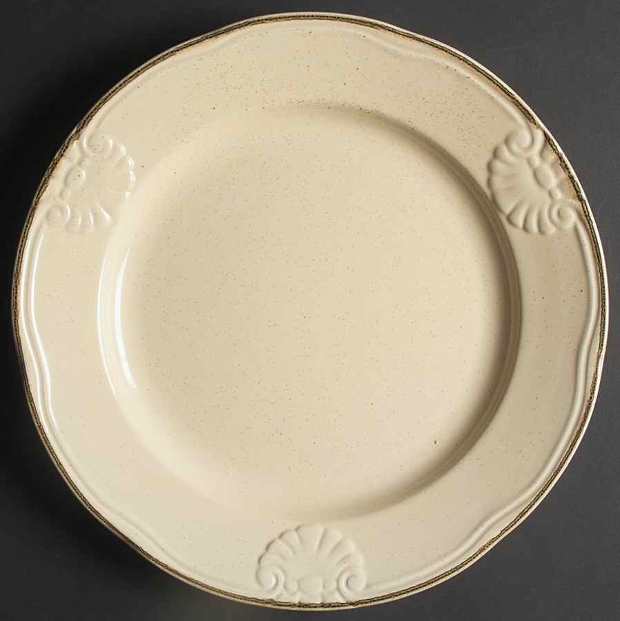 Newport Buttercream 12" Chop Plate (Round Platter) by Sango-1