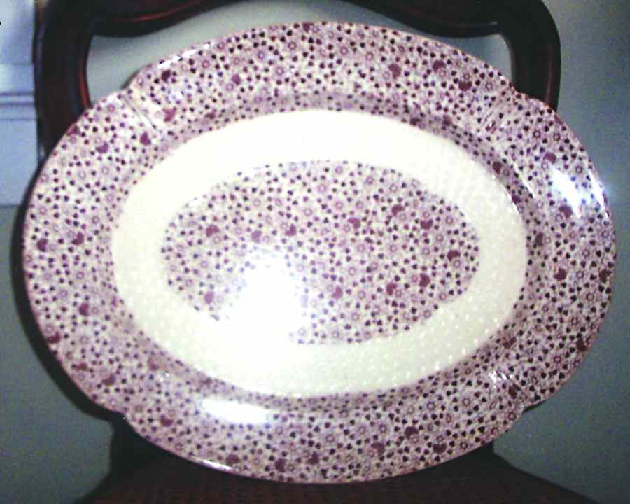 SP377 17" Oval Serving Platter by Spode-1