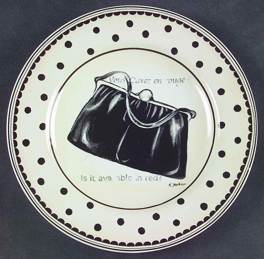 Mademoiselle Salad Plate by Sakura-1