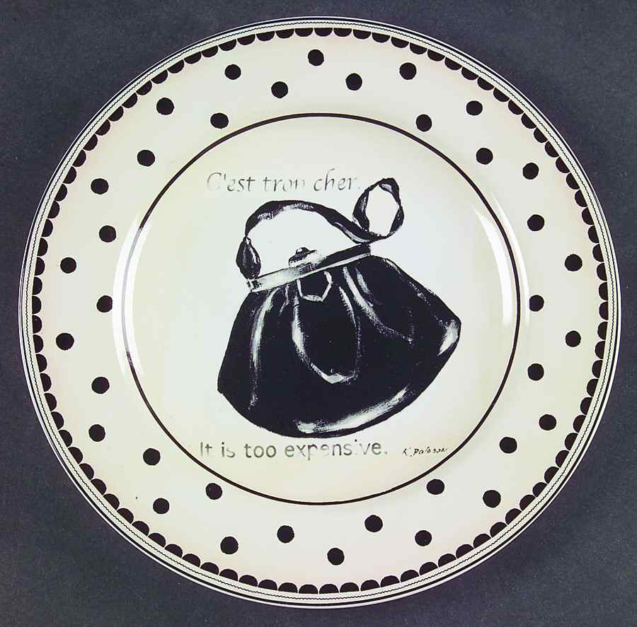 Mademoiselle Salad Plate by Sakura-1