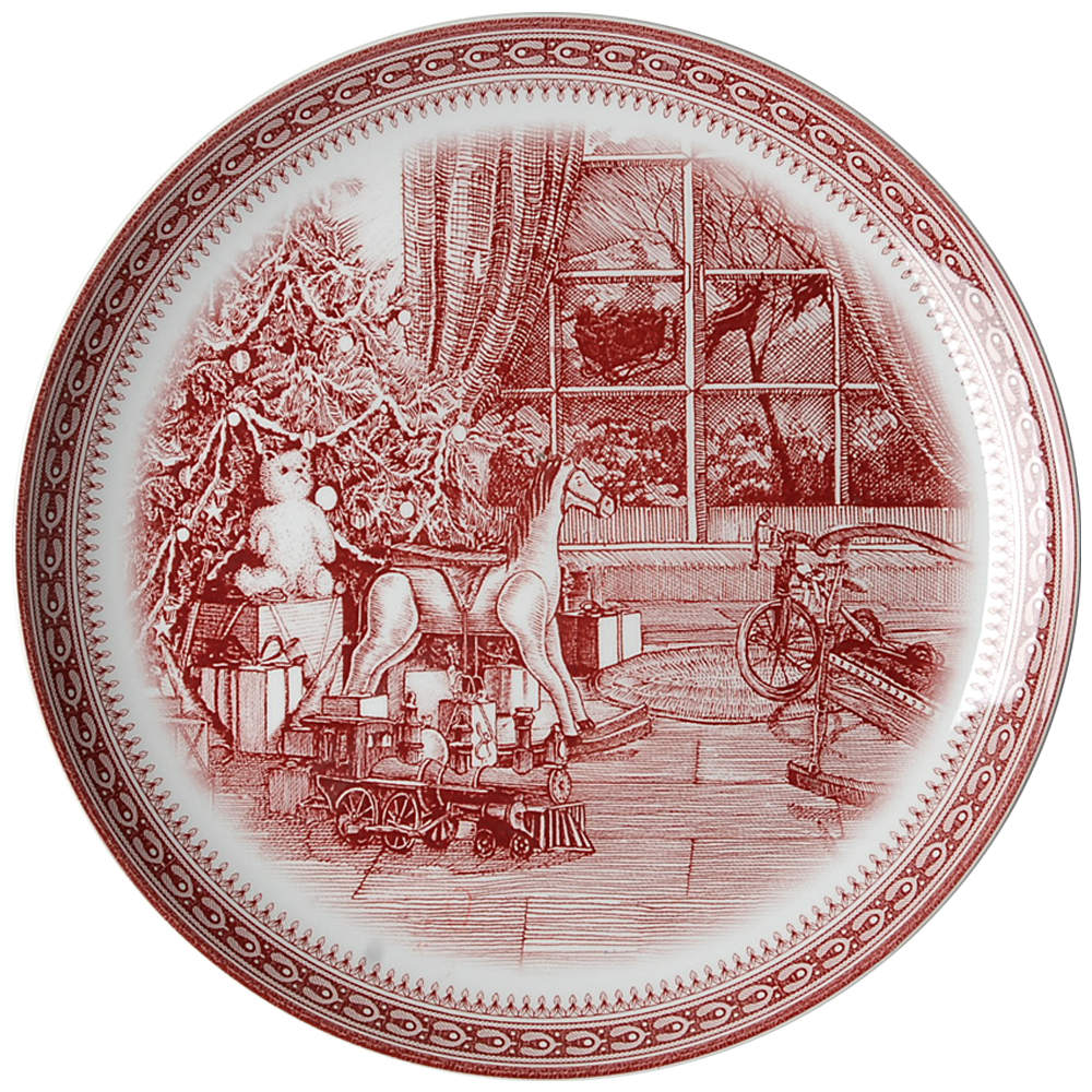 St. Nick Salad Plates & Mugs Salad/Dessert Plate by Spode-1