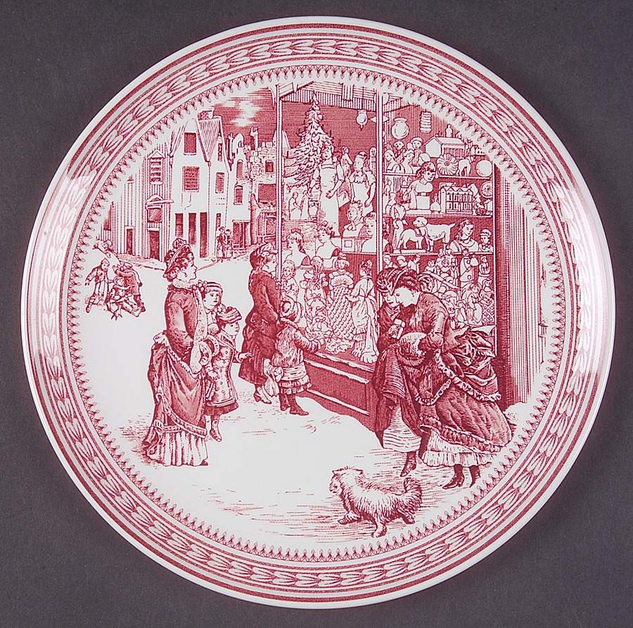 St. Nick Salad Plates & Mugs Salad/Dessert Plate by Spode-1