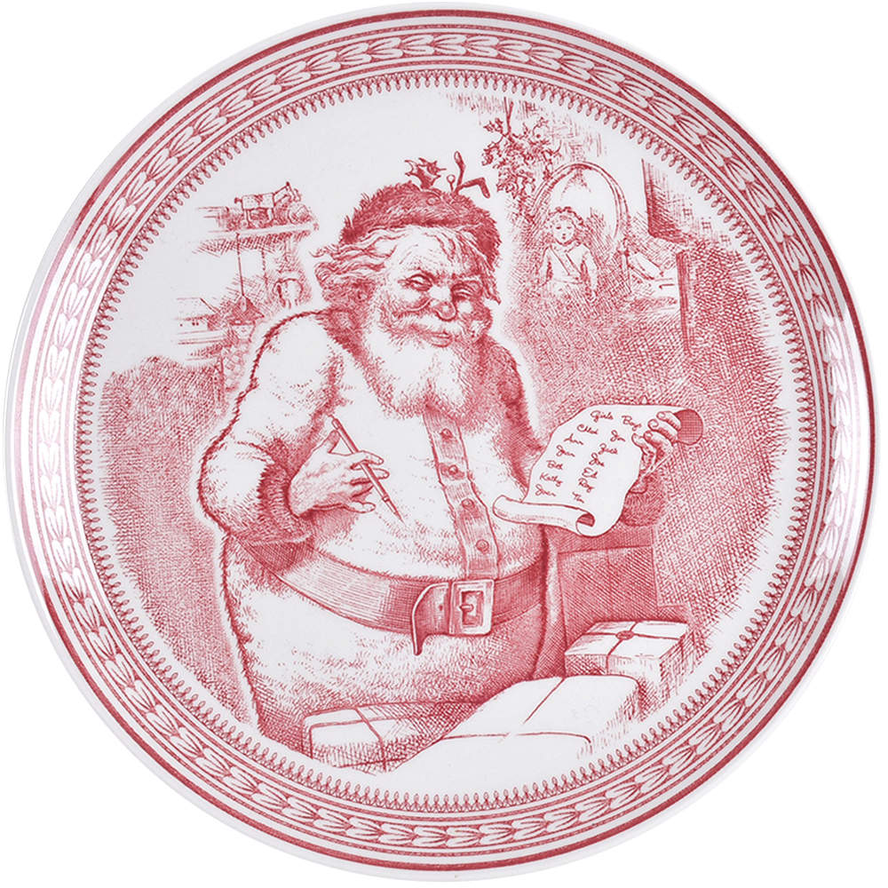 St. Nick Salad Plates & Mugs Salad/Dessert Plate by Spode-1