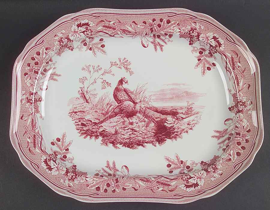 Fulham 16" Rectangular Serving Platter by Spode-1