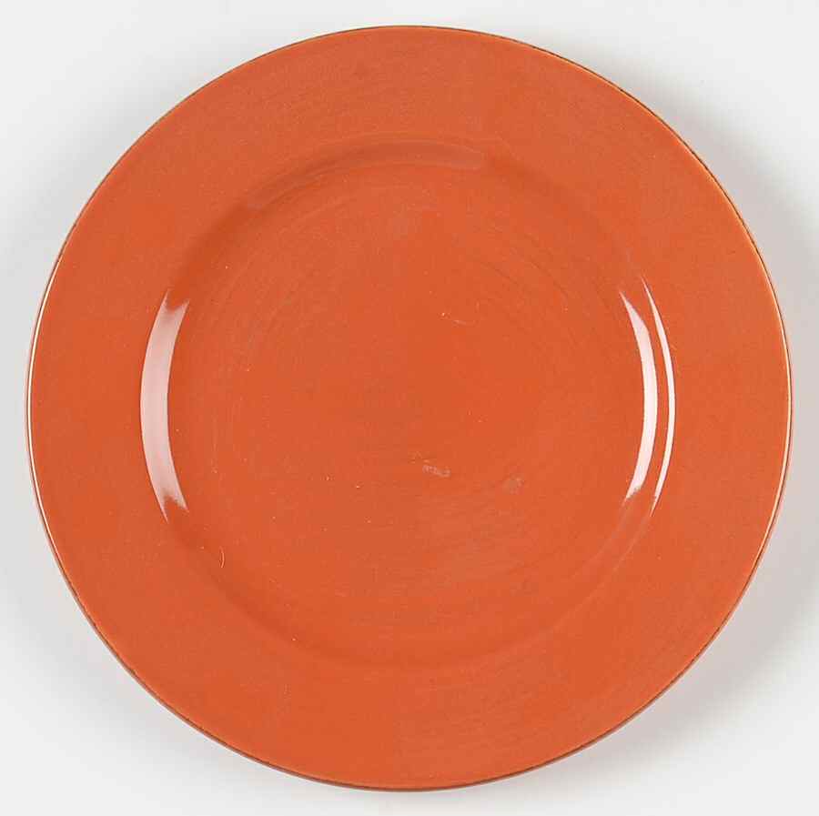 Lucca Persimmon (Orange) Salad Plate by Signature-1