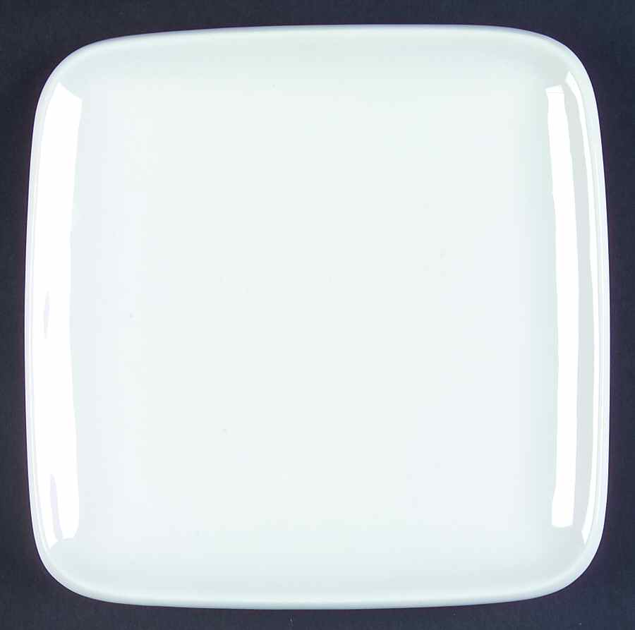 Forma White Square Salad Plate by Signature-1