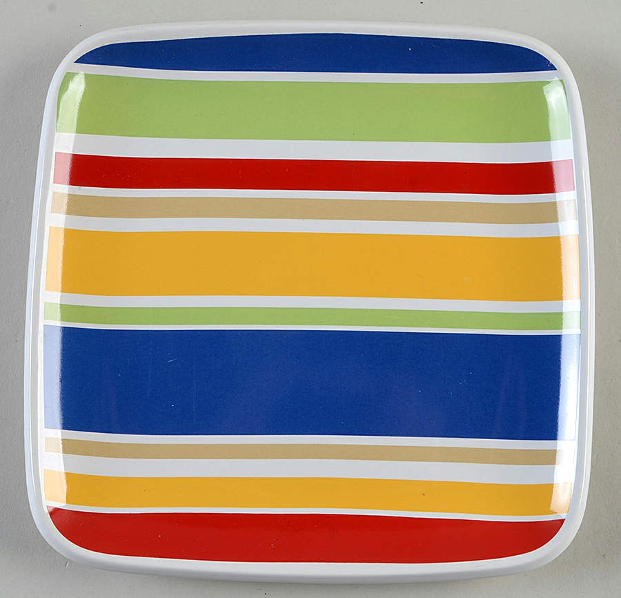 Forma Stripes Salad Plate by Signature-1