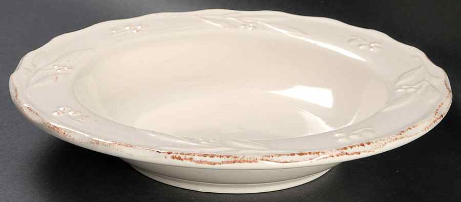Bella Ivory Large Rim Soup Bowl by Signature-1