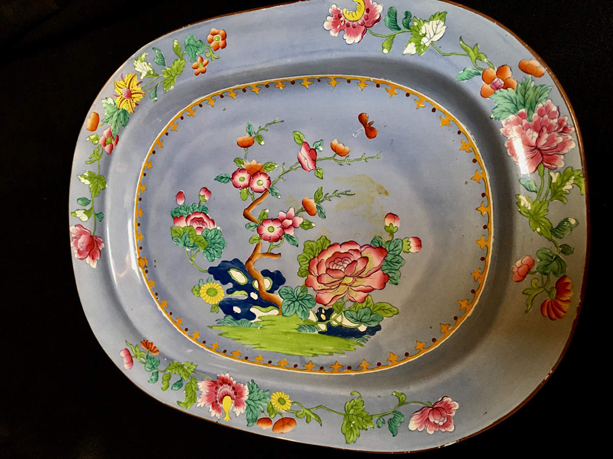 Willis (2170) 19" Oval Serving Platter by Spode-1
