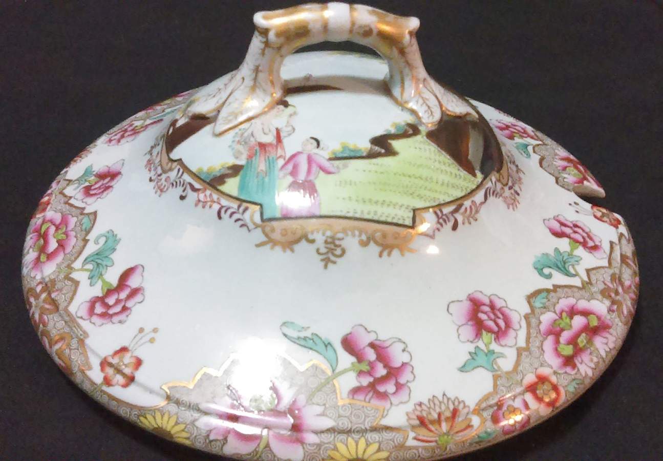 Ship Lid for Tureen by Spode-1