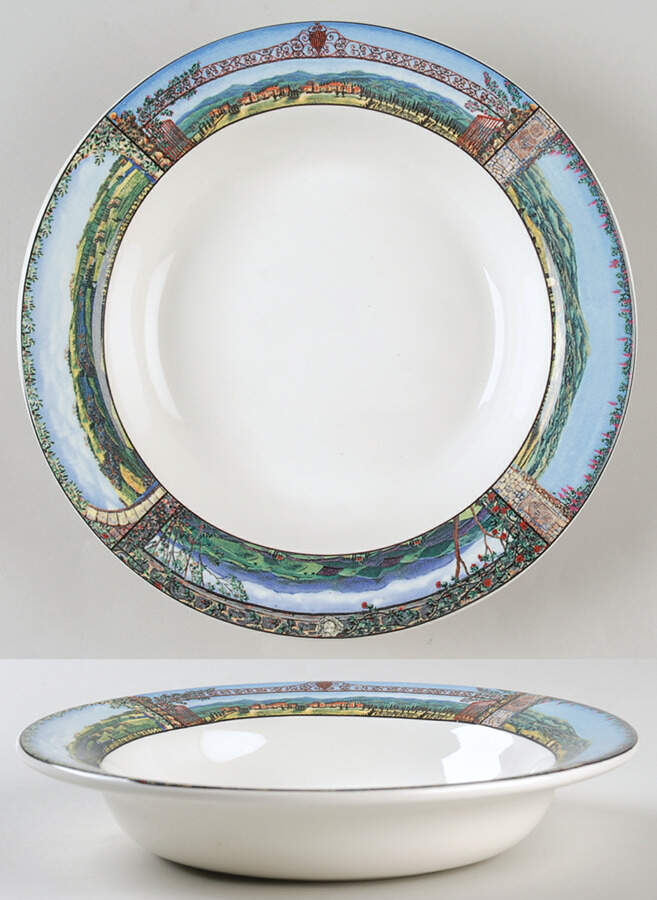 Tuscan Travels Rim Soup Bowl by Sakura-1