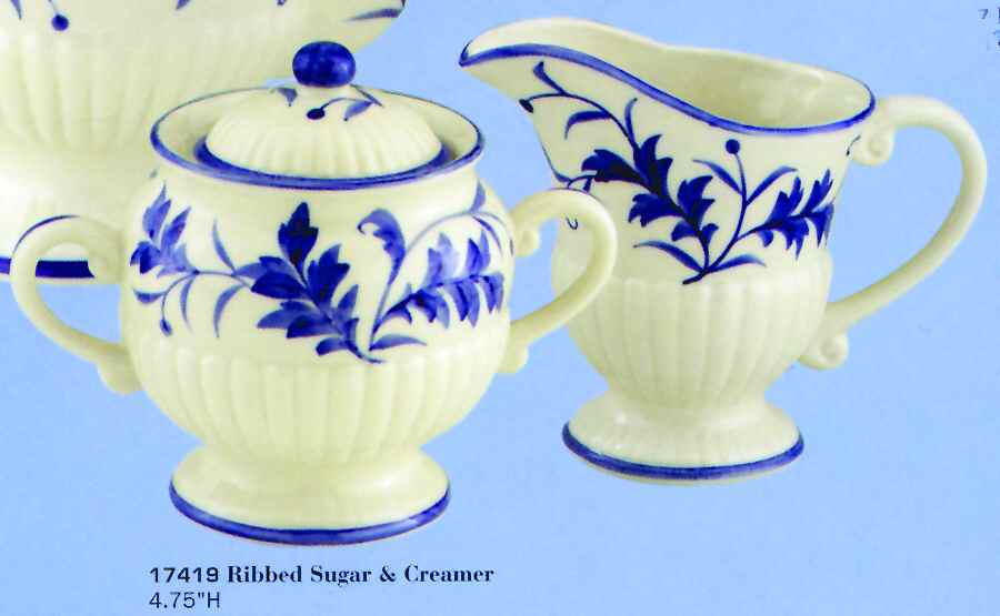 Blue Leaf Creamer by Sadek-1