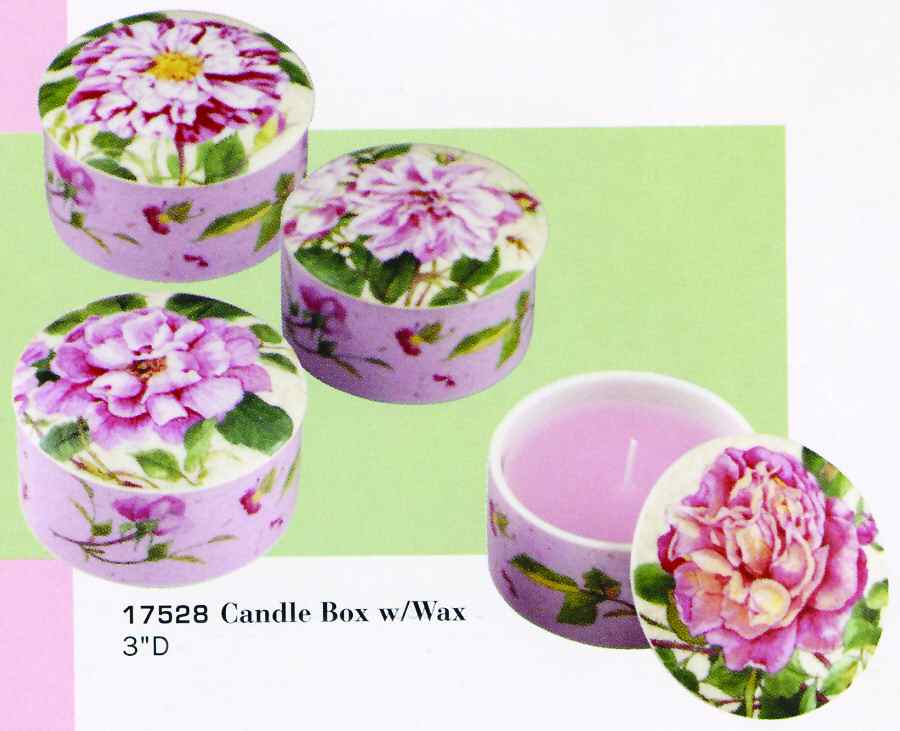 Rose Garden Candle Votive & Lid by Sadek-1